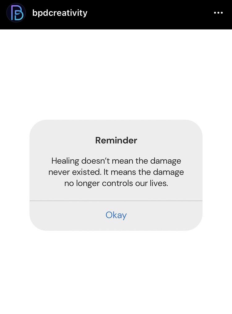 Bacaan bagus buat yang punya bpd sehingga menjadi "segitu bergantungnya" sama seseorang. Gue capture dan gue share di sini, ya... (cont)