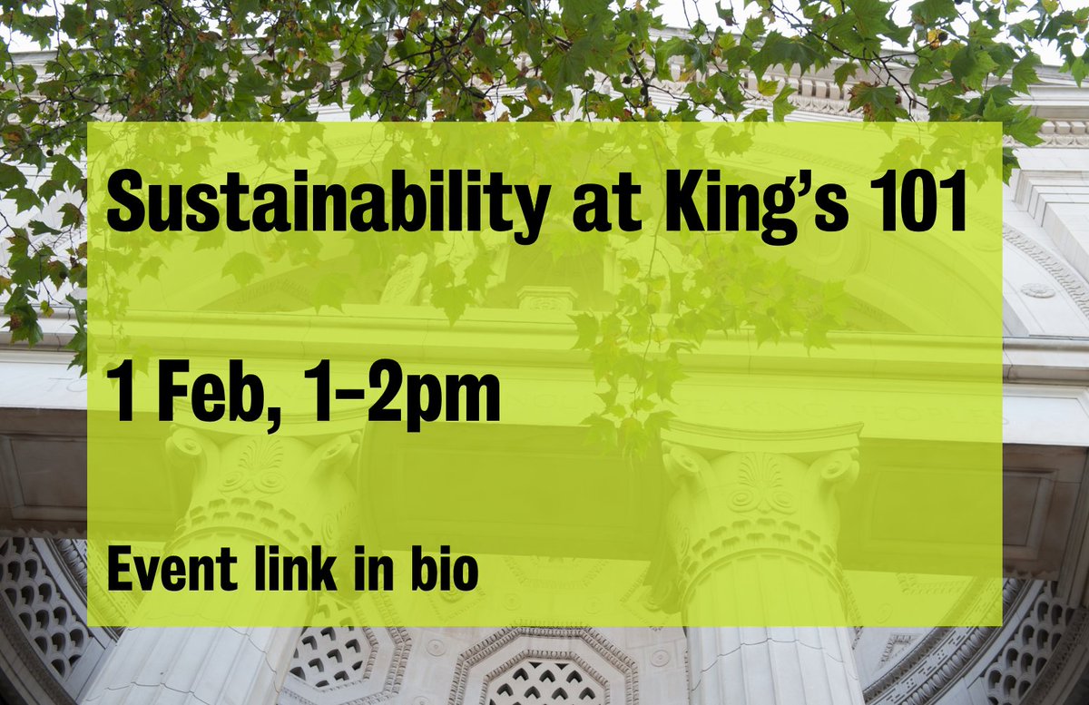 King’s Climate & Sustainability tweet media