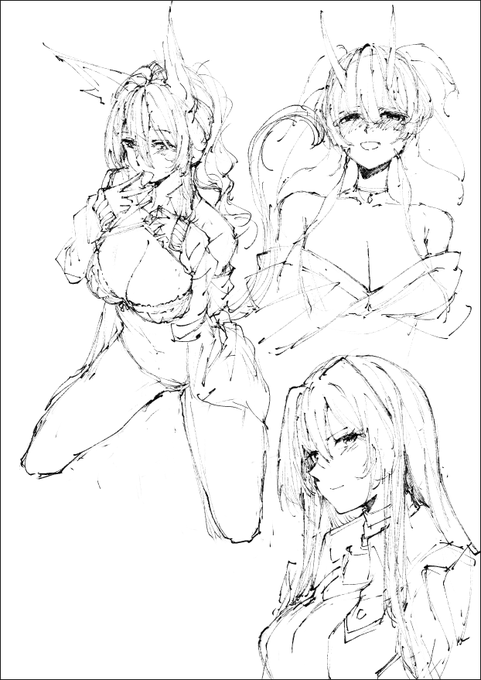 warming up with lewd cat, drunk-ass mizutsune and @MaiLBGMH senpai 
