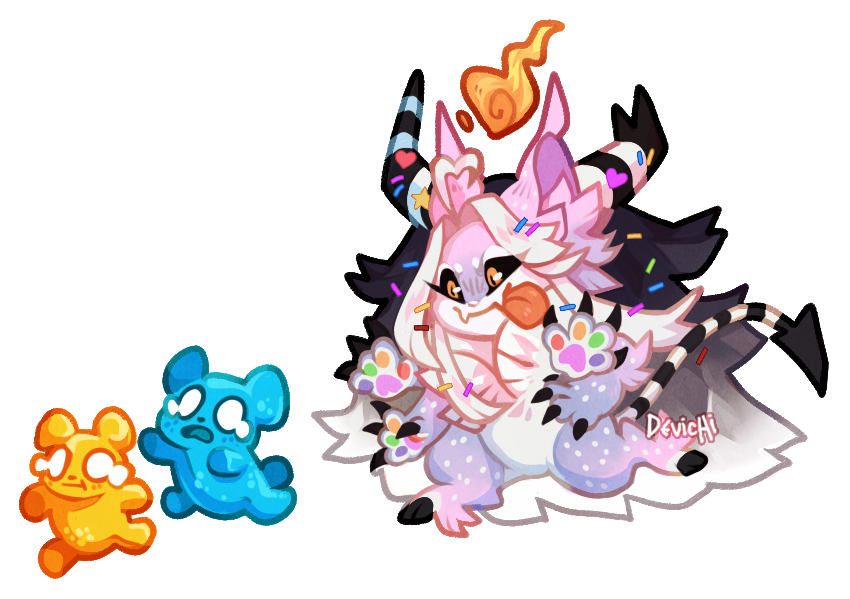 missDevichi's tweet photo. When I'm sick of clean up, I like to look at my sketch version to see the differences. :))

#artistsontwitter #closedspecies #digitalart #digitalartist #digitalillustration #chibiart https://t.co/AWPhBxqh4J