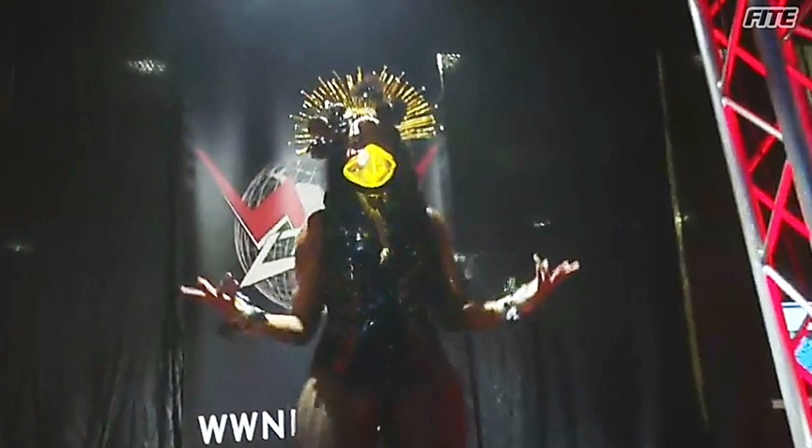 Sahara_007's tweet photo. ◾️Damned daughter of Anubis 
◾️Nubian Queen 
◾️Soul Devouring Savage Beauty from Cairo, Egypt 
🖤😈🇪🇬👑💀

“I’d be lying if I said it wasn’t fun as hell to be me . 😈”
@WWNSHINE @WWNLive  at  #Shine66 https://t.co/KpiiKtV97p