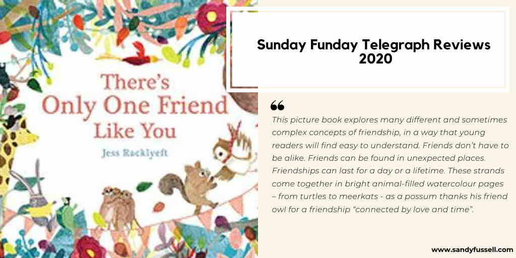 sandyfussell's tweet photo. Today's @dailytelegraph Sunday Funday #OzKids #BookReview #LoveOZKidLit #JessRacklyeft @AffirmPress https://t.co/egTER91NZM