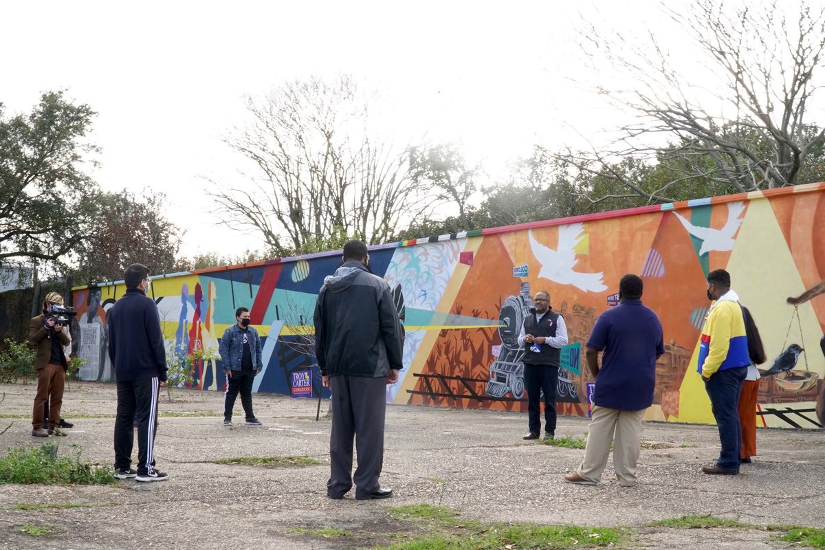 troyc4Congress's tweet photo. We need to give our youth a fighting chance. Higher education should not be a life long burden of debt and struggle.
Cancel Student Loan Debt!

🧑🏽‍🎨 mural by Ayo Scott 

#TheVoiceOfThePeople #la02 #cbc #DCCC #democratforcongress https://t.co/zT6yp5uhlA