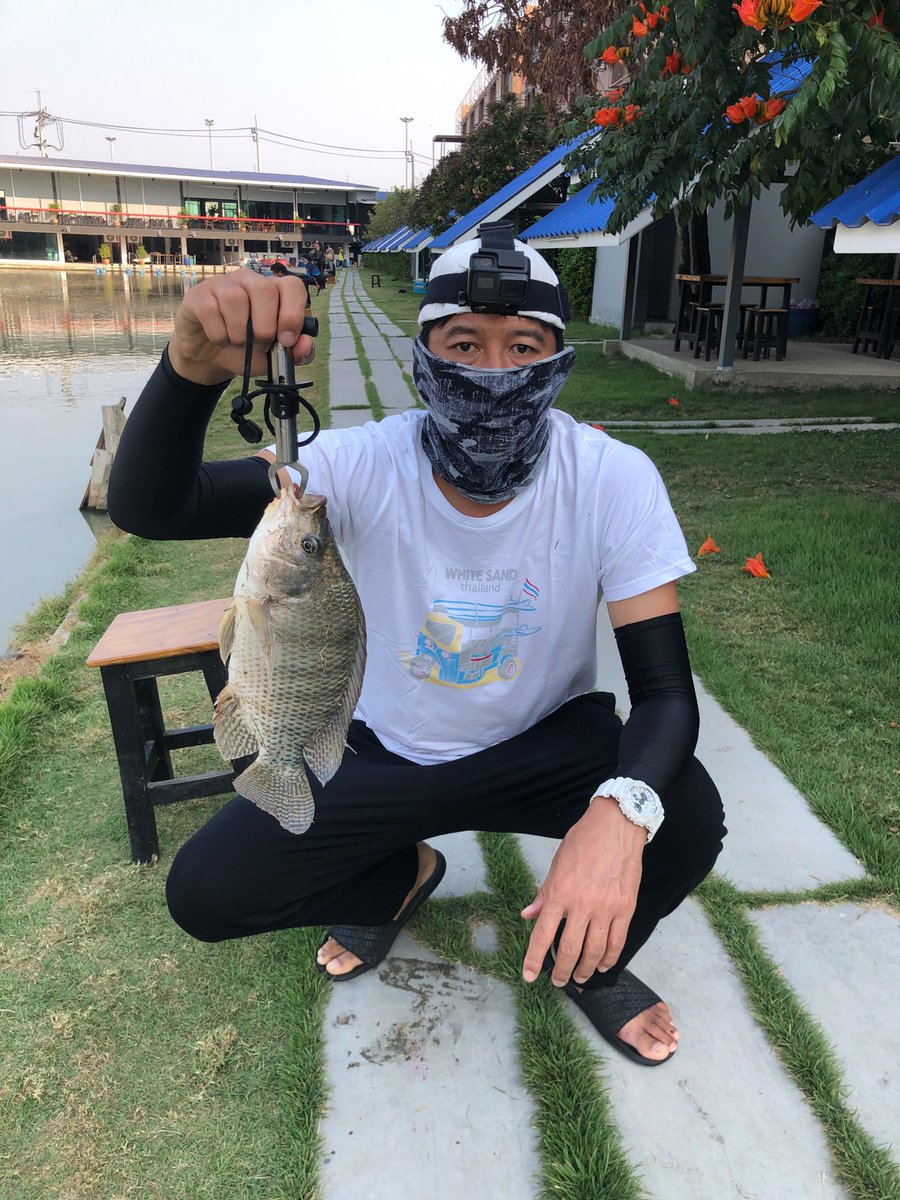 たけきよchannel 飽きずに釣り堀2連チャン 朝2匹釣れましたが その後は全然アタリ無し 11時で撤収 タイ タイで釣り バンコク タイの釣り堀 Thai Thaifishing Onnutfishingpark