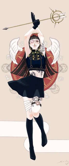 #今月描いた絵を晒そう 

??? 