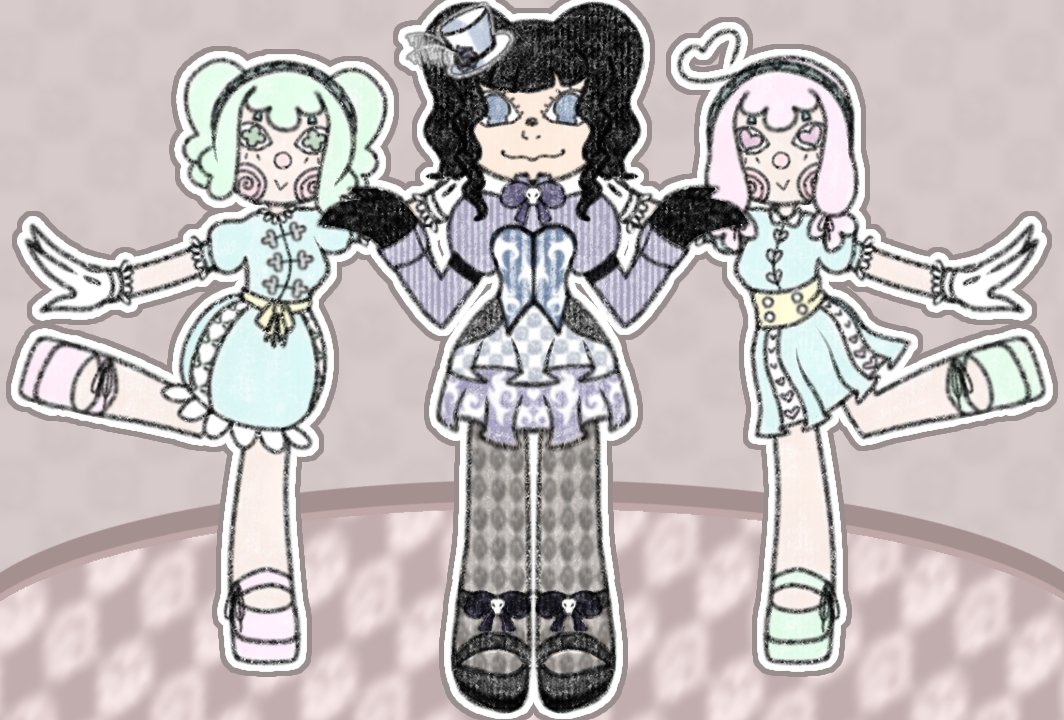 PapiTeeth's tweet image. Circus gals

#art #chibi #pastel #clown #circus