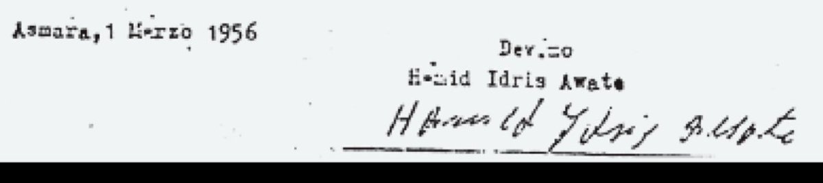 dawitghabte's tweet photo. Signature of Hamid Idris Awate: https://t.co/D7yjcidk1w https://t.co/IbkhTa7IAk