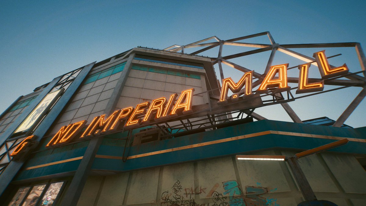 Perception_2's tweet image. &quot;Grand Imperial Mall&quot; #Shutterpunk2077 Sights