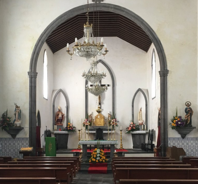  And we begin with a real beaut, São Nicolau in Sete Cidades on São Miguel in the Azores. Reached by a pine-lined path, this neo-Gothic church is just 500m from a stunning volcanic crater lake.