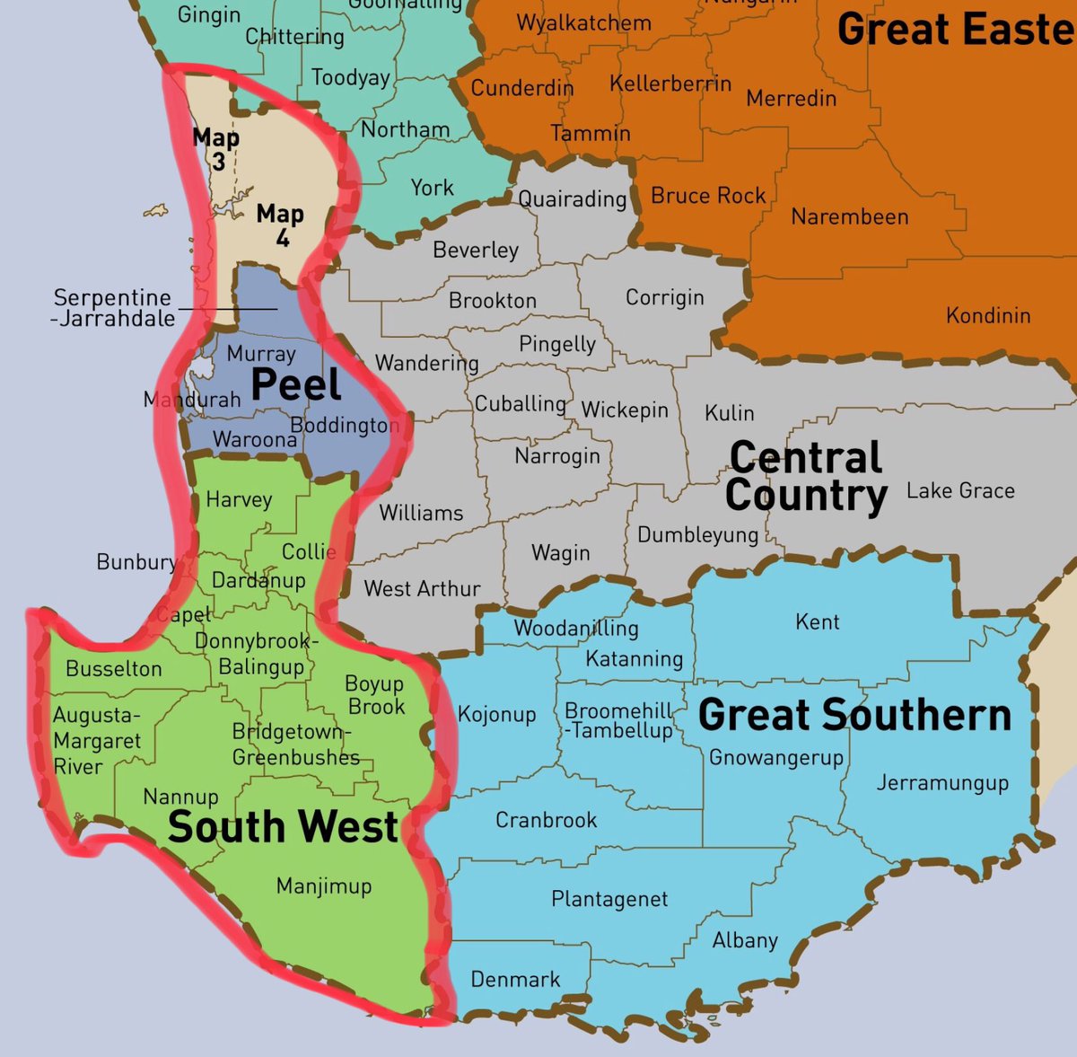 To give context. this is the region in question... and it works out to about 15,000 sq miles.During this all residents have to wear masks as soon as they step out of their homes, all gatherings, travel etc is banned.This is for ONE CASE and we will do it. This is how we win