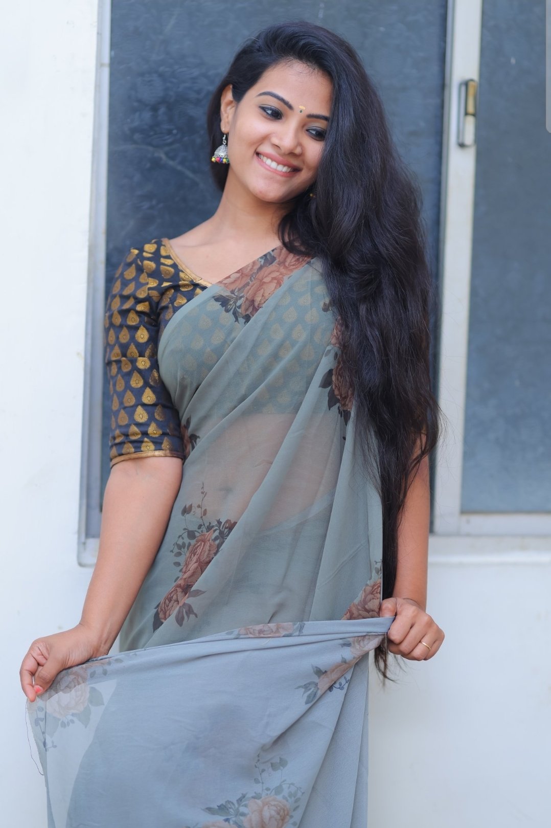 Actress Stills on X: Actress cute in transparent saree #actressstill  #actress #sareedraping #sareegirl  / X