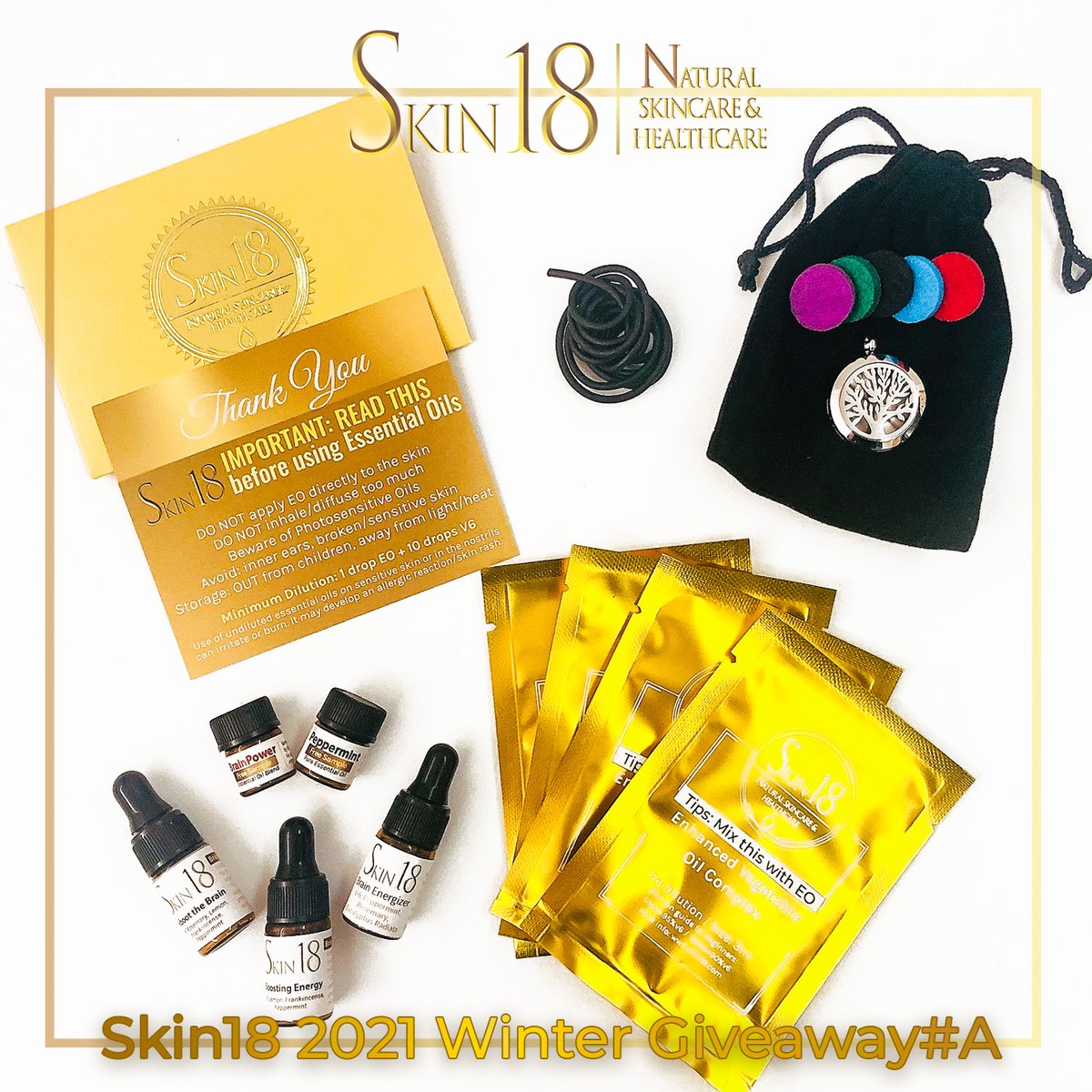 skin18com's tweet photo. Worldwide #YoungLiving #EssentialOils #Giveaway
🌟Skin18 Giveaway2021 🌟  Winter (A)..
☑️ Find out more: https://t.co/NU94AyfFBR
☑️ Answer this question: If you could travel anywhere, where would it be?
💭 2 winners..
➖➖
#skin18 #skin18com https://t.co/yJRN7bkZ0w