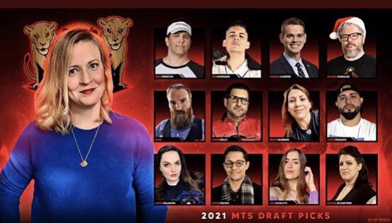 ThatsBSPodcast1's tweet photo. Okay @TheSchmoedown faithful. Here are the first look graphics for the 2021 rosters of @FinstockXchange @TheDenMTS @thequirkymercs @SWAG_MTS. #MTSDraft2021  @KristianHarloff @markellislive @bobfinstock @katestmomever @CoyJandreau @TheSwaggyBlerd https://t.co/YPz1uMPdEj