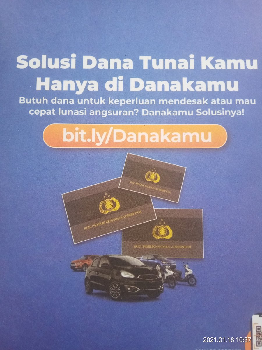 Yooo... Yg mau gadein bpkb, atau take over yoks d tanya' brgkali cocok... 😁😁 #gadaibpkb #gadaibpkbmotor #gadaibpkbmobil #gadai