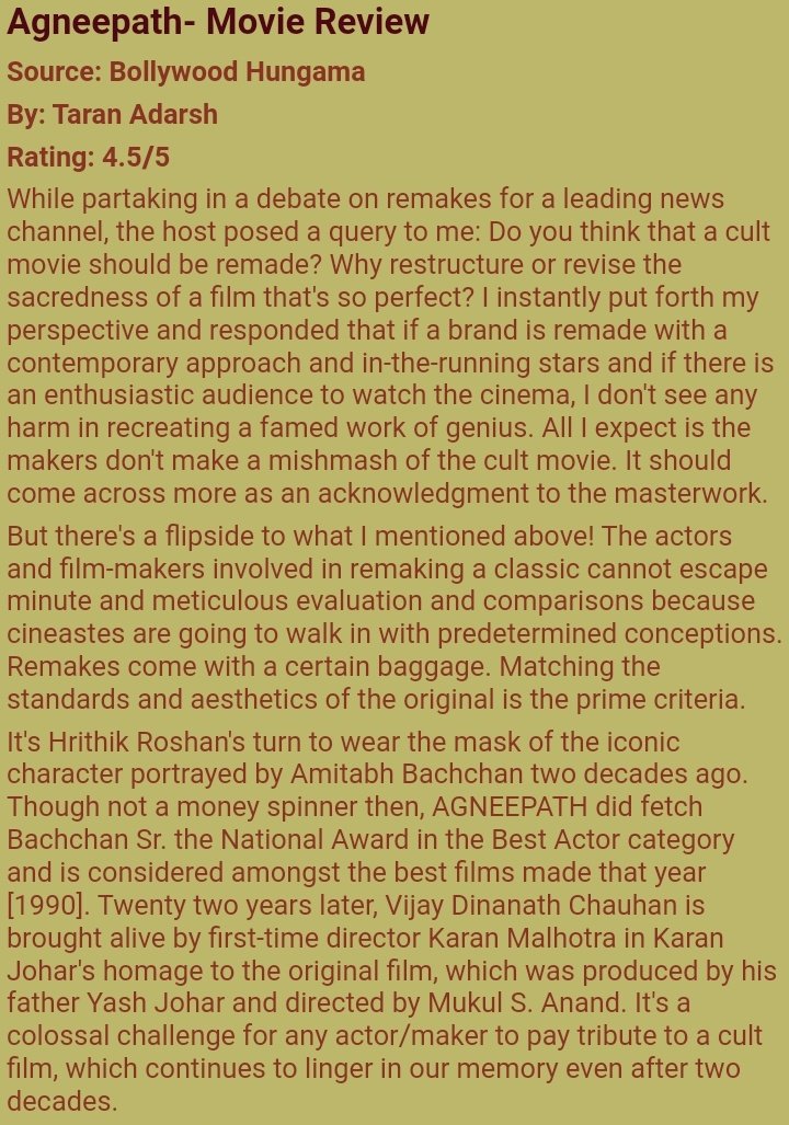Ppl often wonder how a person can be mad abt a film Here is the answer why I call "Agneepath will remain irreplaceable " Proud fan of this film Proud fan of  @iHrithik  #HrithikRoshan  #Agneepath