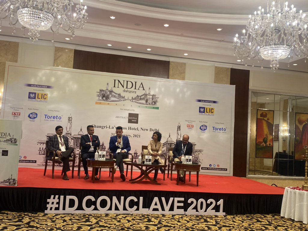 PrajwalBusta's tweet image. Session on Road  to Recovery-Post Covid Era just begin with panelist 
@sameepshastri  #Mehrotra #MadhuriShaha #RakeshGupta 

@malhotravineet7 

#IndiaDialoguesConclave