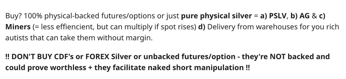 A thread from the comments in r/wsb highlighting how a short-squeeze on silver could result in a major shift in our global financial climate.This is worth the readSilver: the Epitome of Wall Street manipulation & Its Achilles' heel - Why the AG short squeeze is very possible: