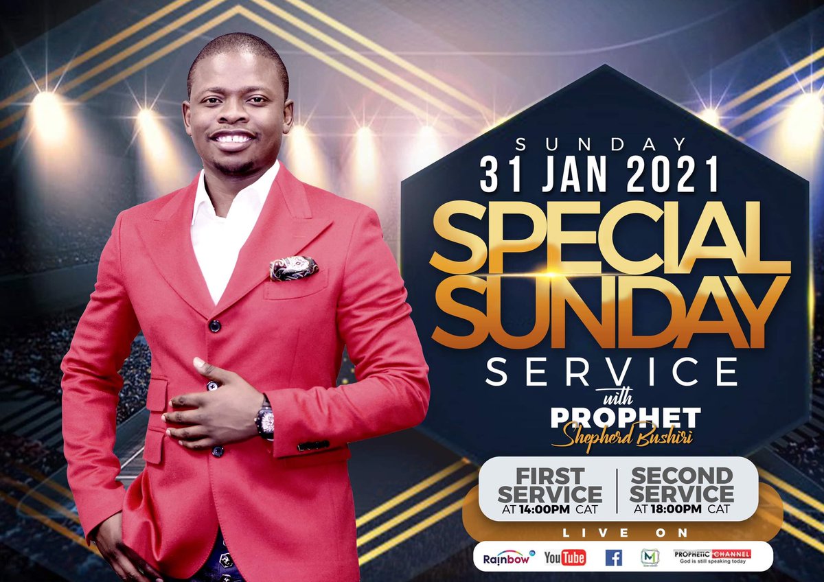 84Nyondo's tweet photo. Make sure you connect to our Sunday Services! #Bushiri https://t.co/BD04yWV1BO
