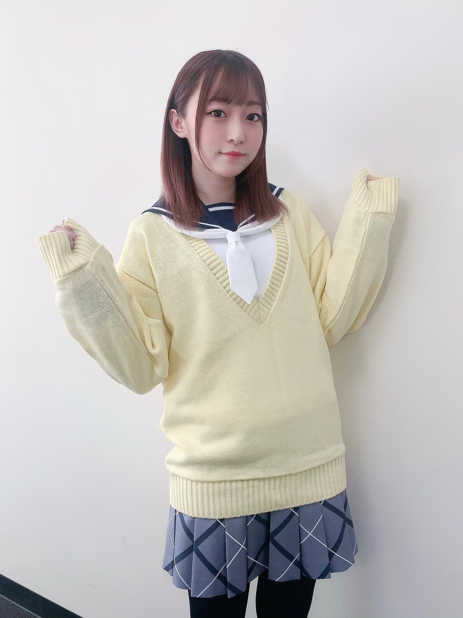 石飛恵里花　石飛全身派タペストリー　カフェ衣装 石飛恵里花 石飛全身派タペストリー カフェ衣装