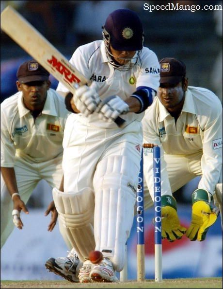 Mongia hung in there , the scoreboard almost drying up in the gripping battle. Unable to find gaps in the field, Tendulkar started to paddle-sweep Saqlain. The stroke, incredibly played off the leg-stump with a near straight bat. Four fours in a Saqlain over.