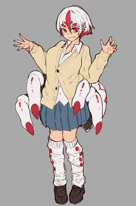蜘蛛子のtwitterイラスト検索結果 古い順