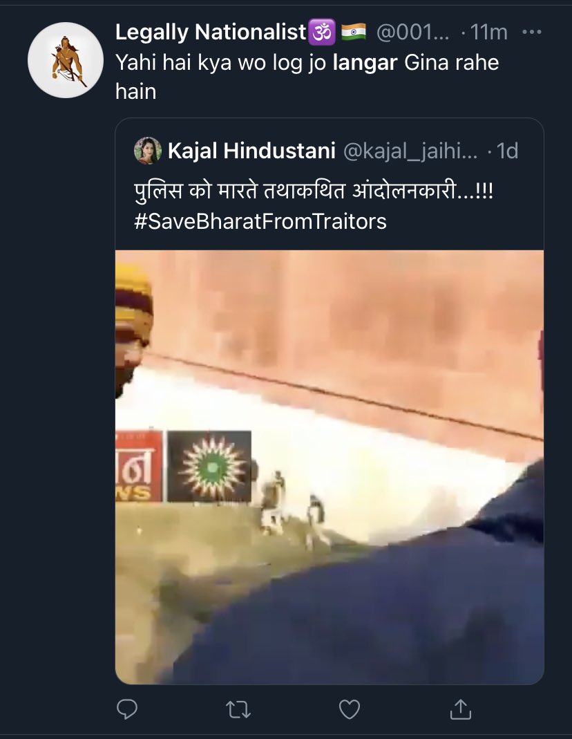 This Nationalist knows the truth about 26th January- they (Khalistanis) were actually counting how many people came for  #Langar to Red Fort.