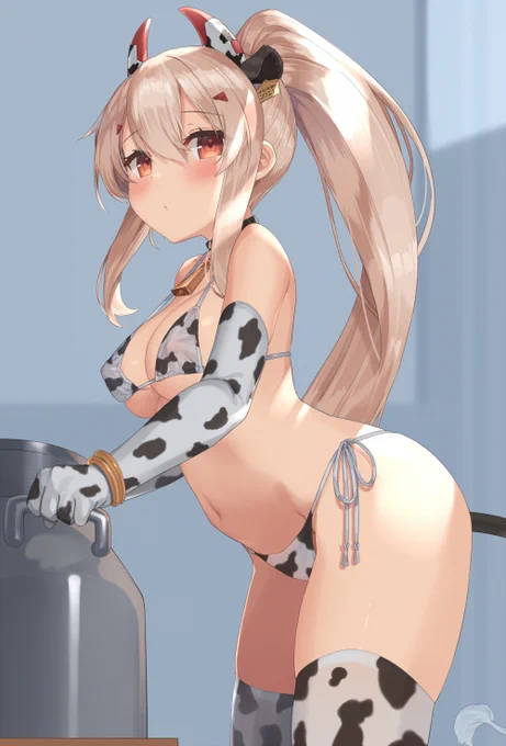 牛柄ビキニ綾波ちゃん 