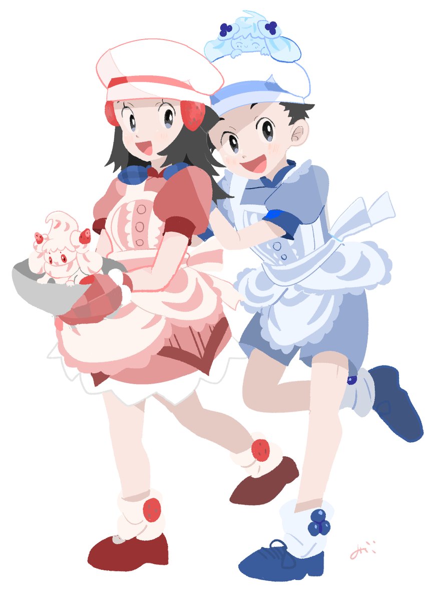 バレンタインヒカリちゃん祈願 コウキくんも見たかった のここり 忙のイラスト