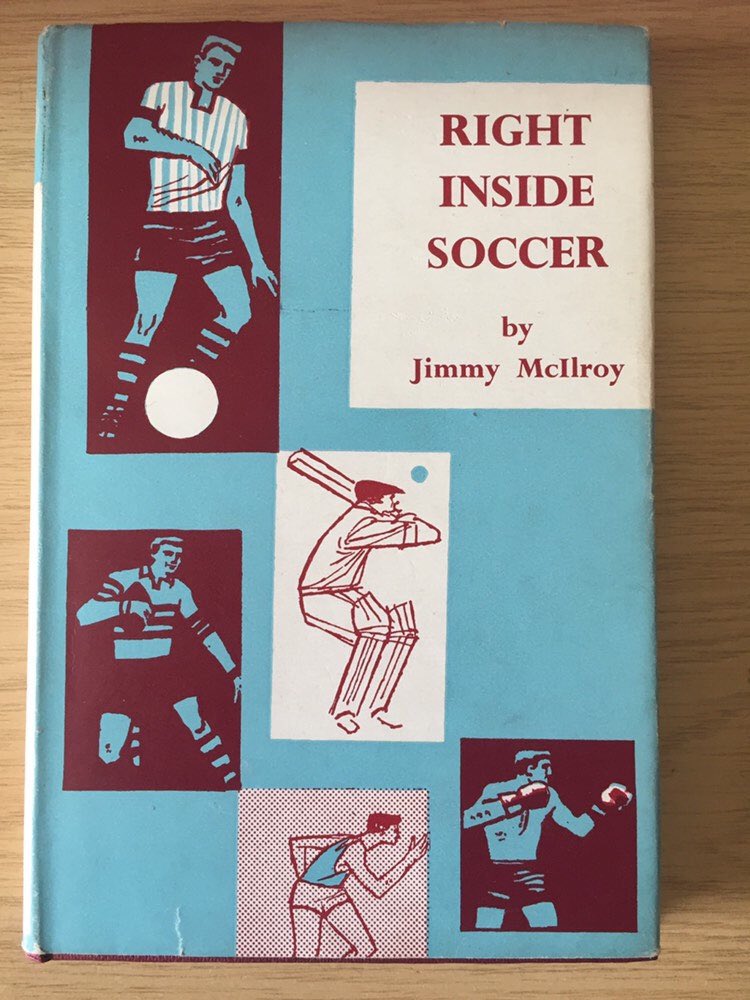 A Rare & Fabulous 60th Birthday Gift for a Football Fan available in my #etsyshop: RARE Vintage 1961 Hardback Copy of Sportsmans Book Club Edition of 'Right Inside Soccer' by Jimmy McIlroy #1961Nostalgia #60thBirthdayGift etsy.me/2Manjth #FootballLoverGift #JimmyMcIlroy