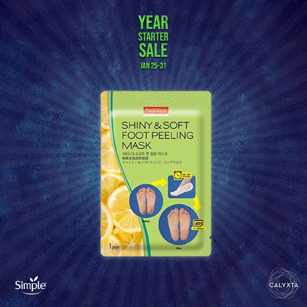 Heal your heels and make them smoother with this foot peeling mask! 🖤 Now available at the #CalyxtaBeauty Year-Starter Sale.
Shop here: calyxta.com/beauty-deals/y…