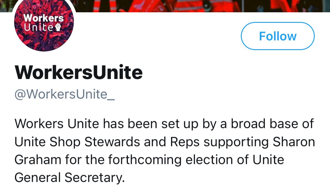 Not of course to forget Workers Unite