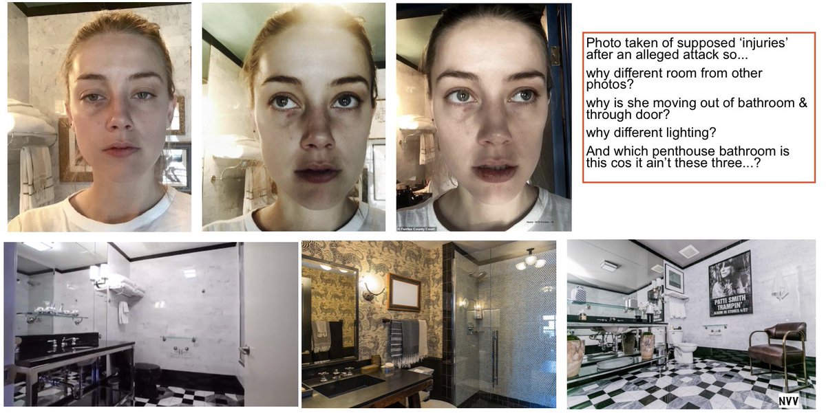 Tiny details‘the devils in the detail’....A thread... #JusticeForJohnnyDepp #AmberHeardIsALiar