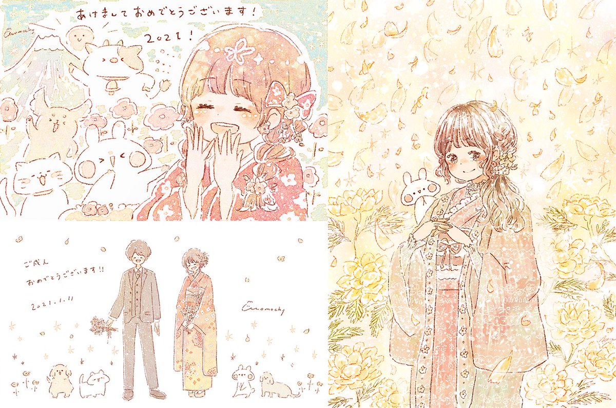 今月描いた絵を晒そう 1月もありがとうございました? 」momochy 