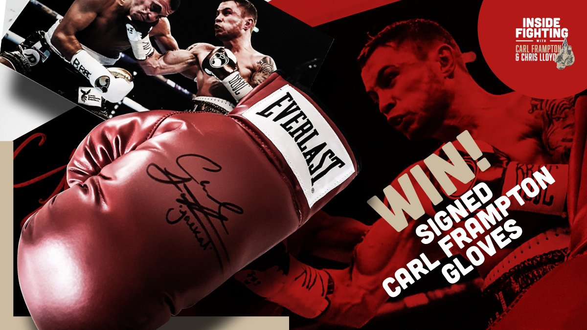 Carl Frampton MBE (@realcframpton) on Twitter photo 🥳🎉 To celebrate the launch of <a href="/inside_fighting/">Inside Fighting</a> this week I am giving away a pair of signed gloves. Also, keep your eyes peeled for some exclusive #FramptonHerring content over the next few days 👀
To enter: 
1) Follow <a href="/inside_fighting/">Inside Fighting</a>
2) RT this Tweet
Winner announced 2nd Feb 🥳🎉 To celebrate the launch of <a href="/inside_fighting/">Inside Fighting</a> this week I am giving away a pair of signed gloves. Also, keep your eyes peeled for some exclusive #FramptonHerring content over the next few days 👀
To enter: 
1) Follow <a href="/inside_fighting/">Inside Fighting</a>
2) RT this Tweet
Winner announced 2nd Feb