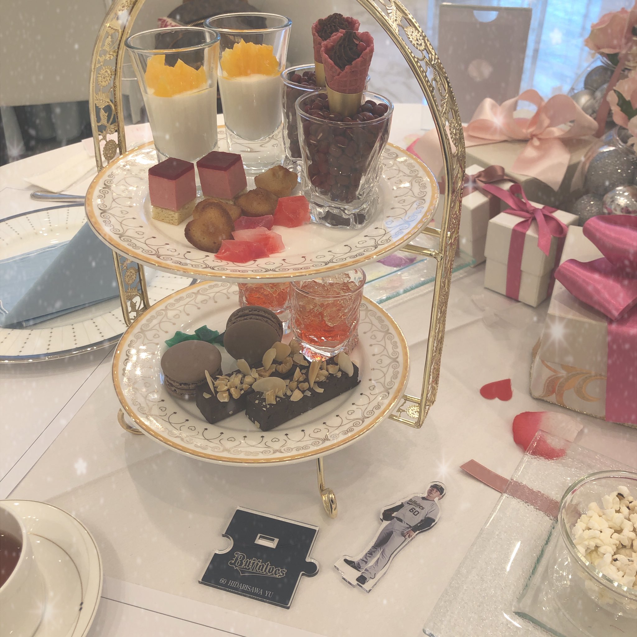 アクスタとケーキスタンドの正しいサイズ感はこれ T Co 6ngczcsoxk Twitter