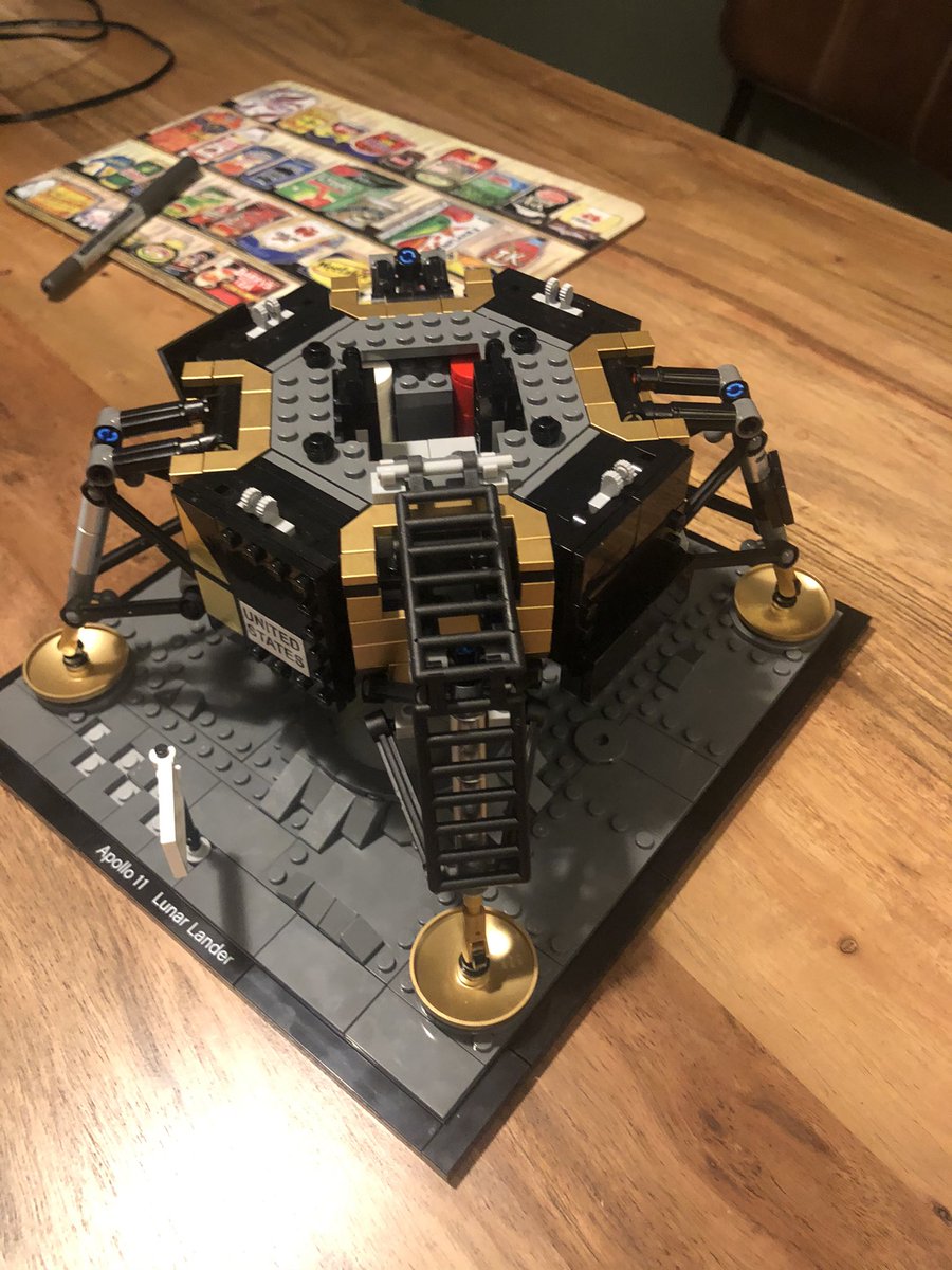 bonner2u's tweet image. Lockdown Lego project #lunarmodule