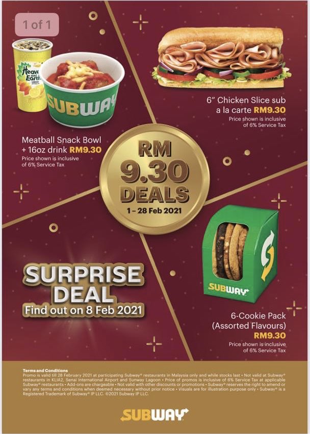 foodhuntingco's tweet photo. Ni ada promo Subway untuk korang! 😍 https://t.co/YxJHUYCmrH