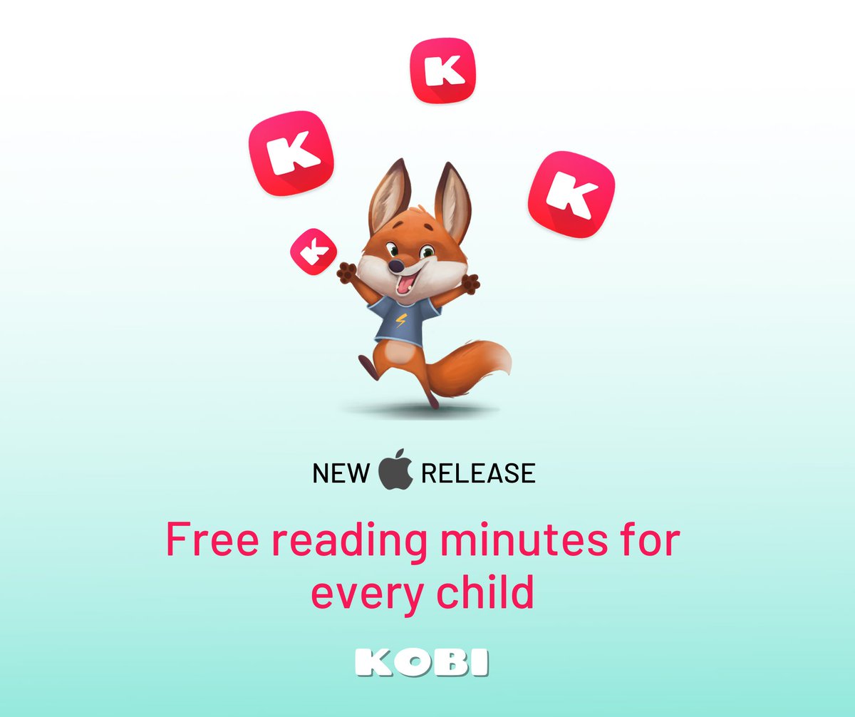 Great news! We are introducing a brand new plan, and it's free! From today on you get a limited amount of free reading minutes each week, no subscription necessary.
👉 kobiapp.io/en/blog/we-are… 

#strugglingreader #untileverychildreads #scienceofreading #righttoread