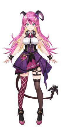 暁 桃鈴ねね新ビジュアル アシンメトリーな足元やコルセット ノースリーブ 2つで1セットのリボン 胸元のリボン 初手のハッピーシンセサイザ ねねち おまえってやつは 最高だな