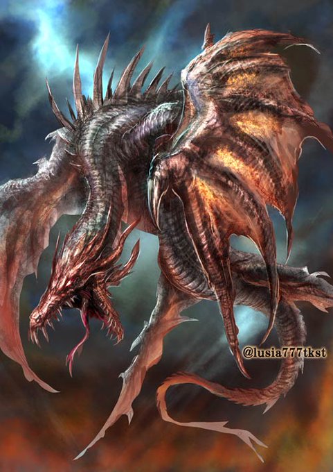 月末の幻獣ドラゴン拡散祭のtwitterイラスト検索結果