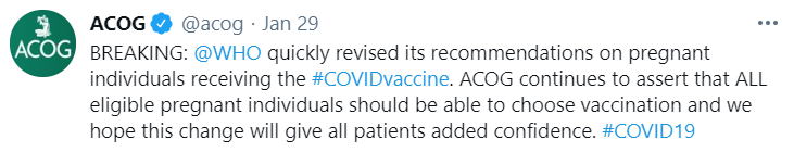 "Pregnant individuals"