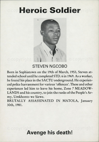 umrabulo's tweet photo. #MatolaRaid Heroic Soldier Steven Ngcobo
ANC Archives: https://t.co/JuGkOQIjjR https://t.co/C6MxqBmohI