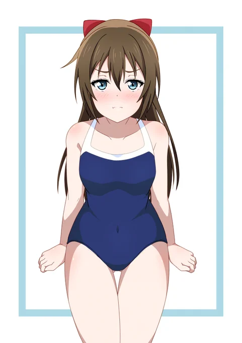 #今月描いた絵を晒そう

スク水まとめ🥰🥰 