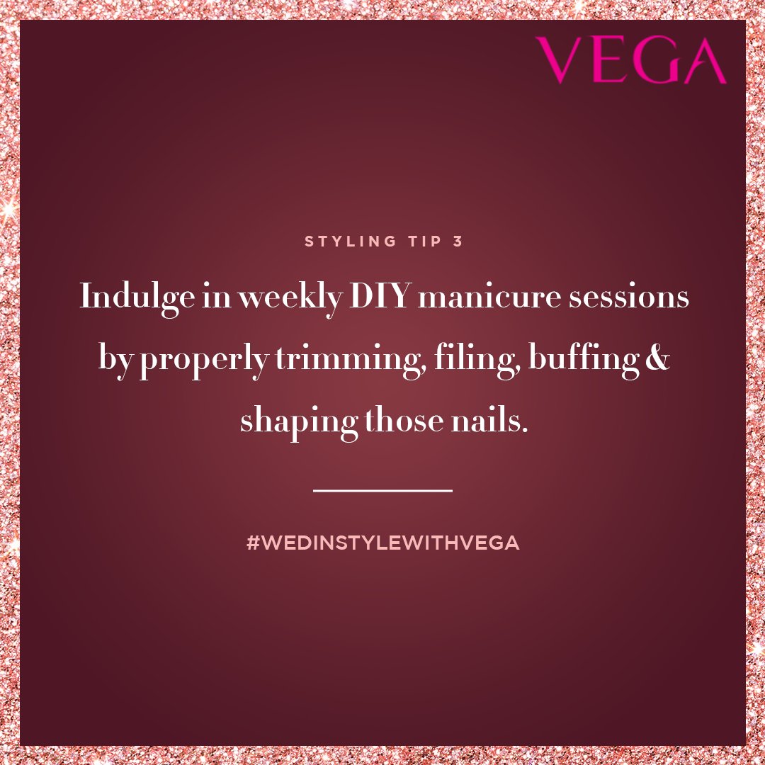 vega_beautycare's tweet photo. The key to those Instagram-worthy nails is consistency. And for all the DIY needs, you have Vega #YourPartnerInStyle.
#Vega #BeVega #wedding #weddinginspiration #weddingstyling #weddinggrooming #giftingsolutions #giftinghappiness #weddinggiftideas #WedInStyle #StylingTip https://t.co/LXw1yEVK8R