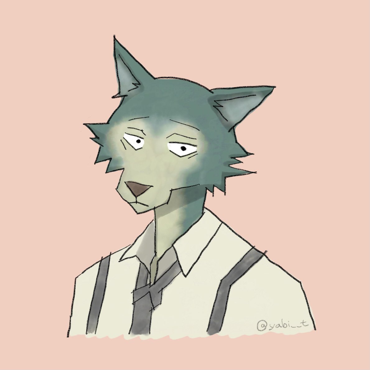 やび Beastarsハマり記念に レゴ氏 習作 Beastars Fanart レゴシ Adobefresco