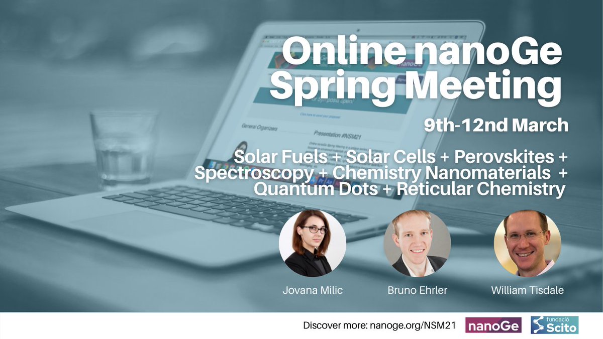sascha_feldmann's tweet photo. Abstract deadline approaching! Working on light emission? Join along with excellent invited speakers at the @nanoGe_Conf Spring Meeting! https://t.co/FL5GJMPQfg https://t.co/GWMHCi7gem