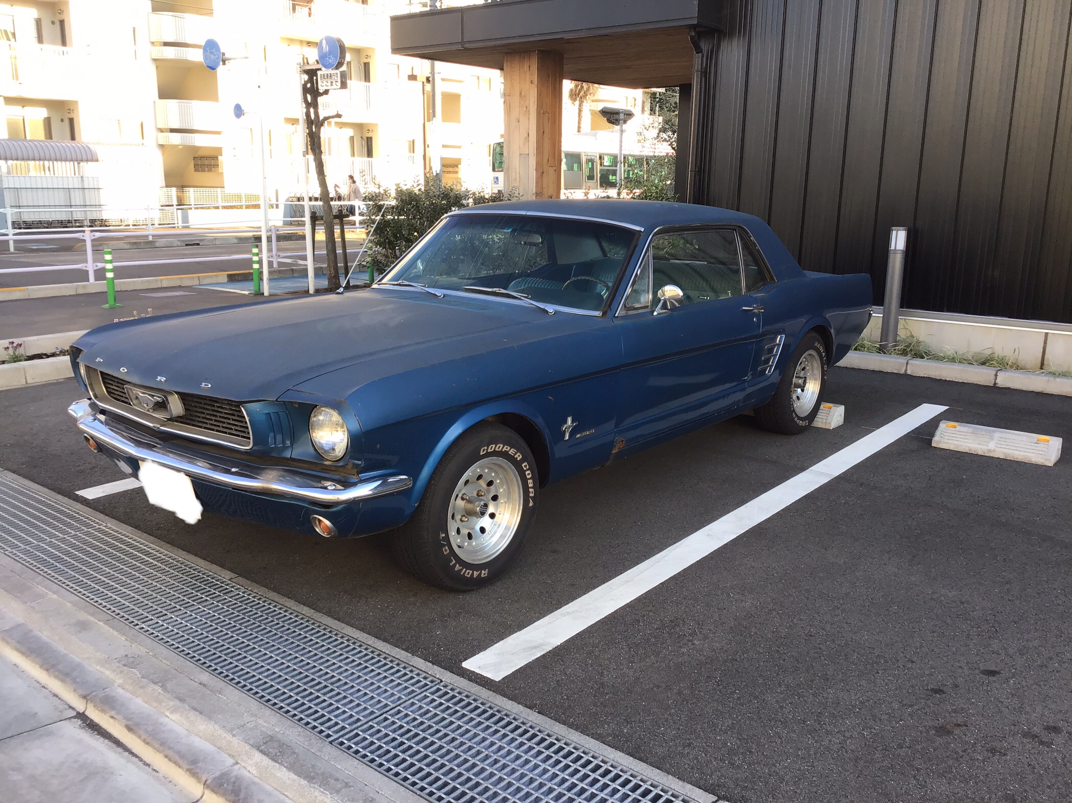 くるまクン Twitterissa 車 旧車 アメ車 フォード マスタング ん これは昔のマスタングでしょうか マットっぽい青でした T Co Ety3igqtbo Twitter