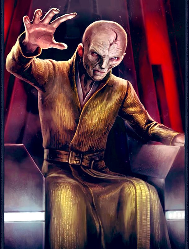 _StarWarsQuote_'s tweet photo. “You are no Vader” - Snoke 
#supremeleader #snoke #DarthVader #KyloRen #StarWars #quotes #StarWarsArt https://t.co/SSsMSkIGGx