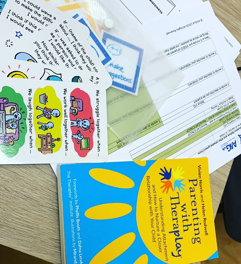Working with families at Mosaic Psychology using a few of our favourite things ...Theraplay, Video Interaction Guidance (VIG) and the very helpful treasure deck by <a href="/dr_treisman/">Dr Karen Treisman, MBE, Clinical Psychologist</a> #connection #strengths #repair #therapeutic #relationships #strengthsbased #relationalrepair