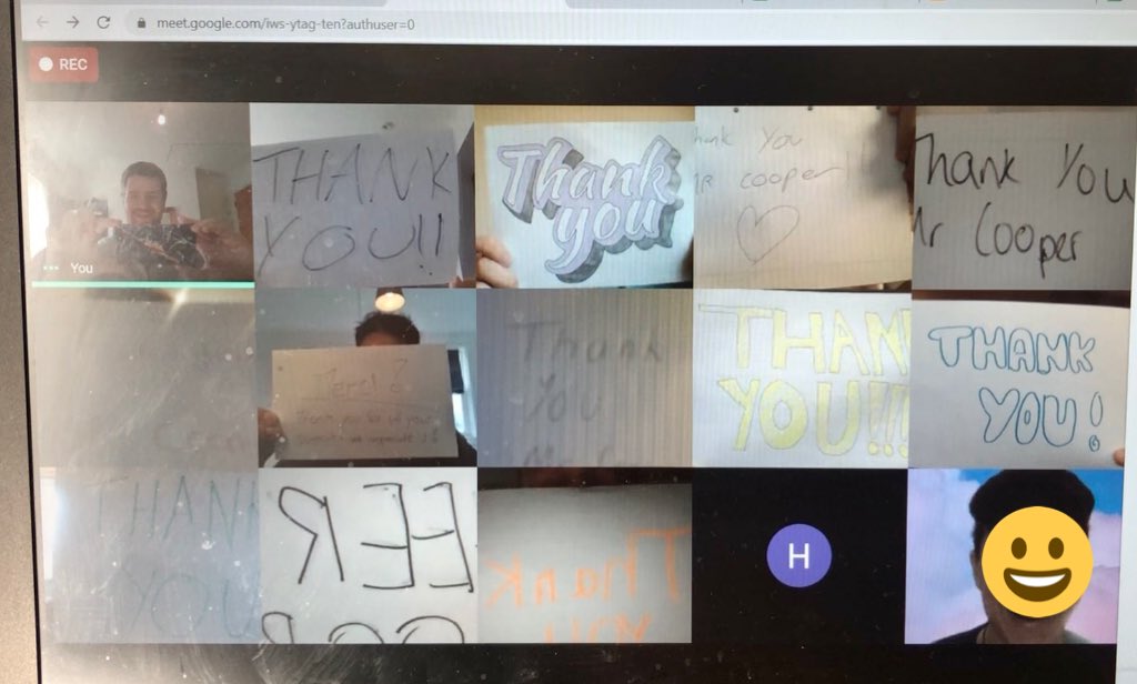 JPhilipCooper's tweet photo. Students in this time being selfless, it's so great to have a bunch of year 13 students staying so positive and kind. Such a surprise at end of long week @ShiplakeGeog @ShiplakeCollege #teacher #geography https://t.co/q5SvVqsiDO